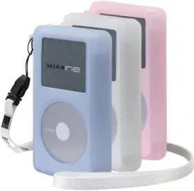 F8z021-3 Belkin 3-pack Sports Jacket For Ipod 4g Blue White Pink