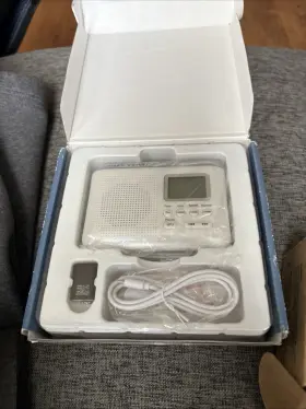 Bz-186 Bonvenu Bon Venu Digital Voice Recorder Mp3 Player Lcd Screen Speaker Usb New In Box