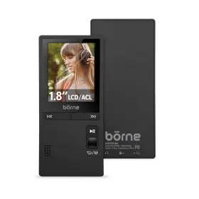Mp375-8bk Borne 54689 Crossfade 8gb Storage Video Mp3 Player Black