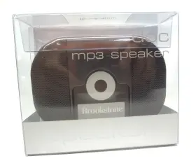 588475 Brookstone Docking Mp3 Speaker Doc Station - Ipod Nanos 1st 2nd 3rd Generation