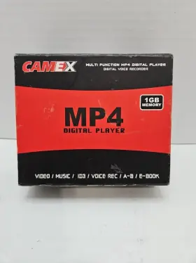 152-a Camex Multi Function Mp4 Mp3 Digital Media Player Recorder 1 Gb Read Desc