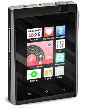 Cchkfei 707630635052 Mp3 Player With Bluetooth And Hifi High Res Lossless Portable Music Devic