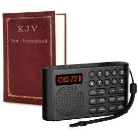 B0f3x5mm75 Claspvital Kjv Audio Bible Player King James Version Talking Electronic