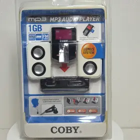 Mp-c68347 Coby 2007 Mp3 Audio Player 1 Gb Fm Turner See Pictures And Description