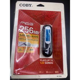 Coby Mp-c844 Vintage Mp3 Silver/black 256 Mb Digital Media Player As It Is