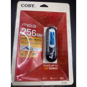 Mp-c844 Coby Vintage Mp3 Silver/black 256 Mb Digital Media Player As It Is