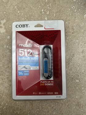 Coby Mp-c856 Mp-c850 Mp3 Player 512mb New In Box Sealed 240 Songs