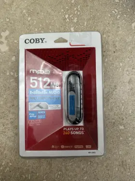 Mp-c850 Coby Mp-c856 Mp3 Player 512mb New In Box Sealed 240 Songs