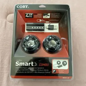 Mp20116-4g Coby Smart 4gb Computer Usb Mp3 Player 2000 Songs Nip New