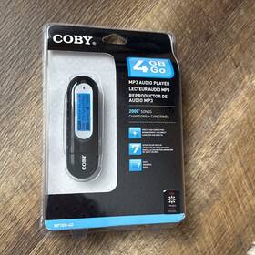Coby Mp300-4gblk Mp300 Black 4 Gb Digital Media Player Mp300-4g New Sealed