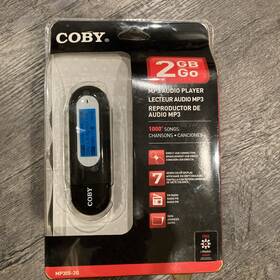 Coby Mp305-2g 2gb Go Mp3 Audio Player New In Package 1000 Songs