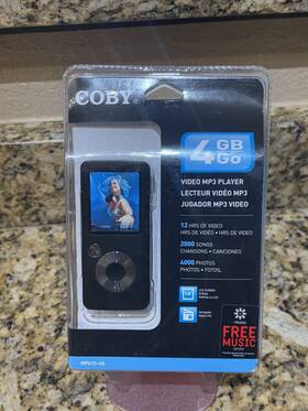 Coby Mp610-4g Mp610 Black 4 Gb Digital Media Player Factory Sealed 2008 New