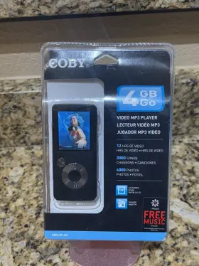 Mp610-4g Coby Mp610 Black 4 Gb Digital Media Player Factory Sealed 2008 New