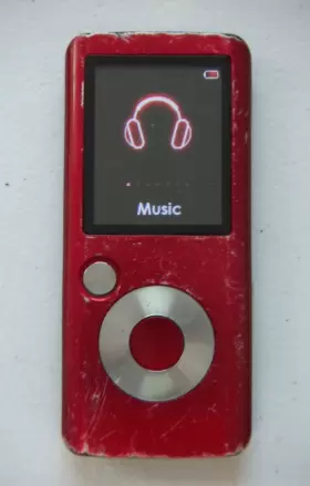 Mp610 Coby 4gb Digital Media Mp3 Player Red. Works Great Fair Condition