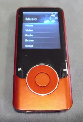 Mp707 Coby Used 4gb Video Media Player - Red/black Good Battery