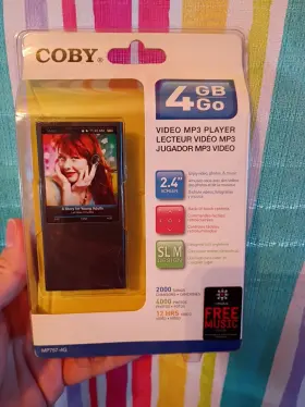 Mp7574g Coby Colby 4 Gb Go Mp3 Player Video 2.4 In Screen