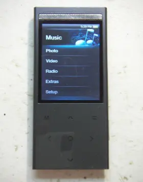 Mp768-4g Coby Mp768 4gb Digital Media Mp3 Player Gray. Works Great Good Condition