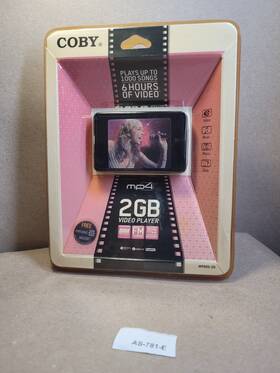 Coby Mp805-2g 2gb Mp4 Video Player Fm Radio 2.4 Inch Screen Nos