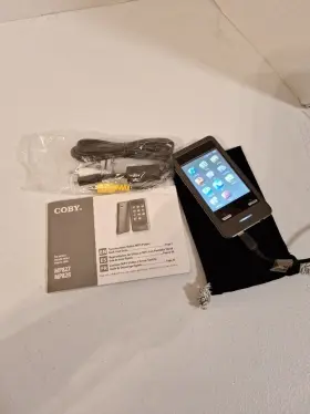 Mp827-4g Coby Mp827 4gb 2.8-in Video Touchscreen Fm/mp3 Player With Speakers Minisd