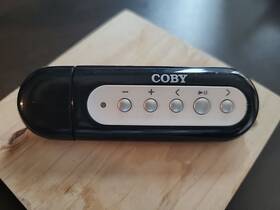 Coby Mpc843 Black Mp3 Player 256 Mb Untested
