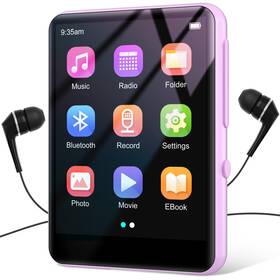Conrain 492458312752 64gb Mp3 Player With Bluetooth 5.3 Portable Digital Lossless Music