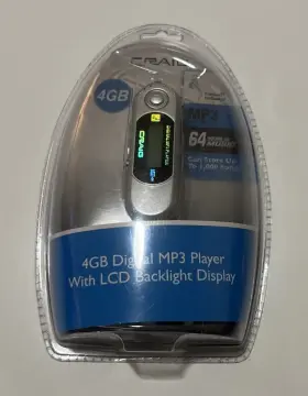 Cmp1230f Craig Vintage 4gb Digital Mp3 Player With Lcd Backlight Display New Sealed Vtg