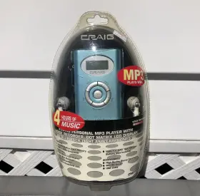 Cmp1244 Craig 256mb Personal Mp3 Player Model Teal Color New Old Stock