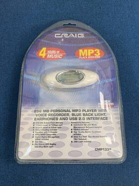 Craig Cmp1339 256 Mb Mp3 Player With Voice Recorder