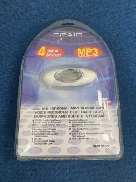 Cmp1339 Craig 256 Mb Mp3 Player With Voice Recorder