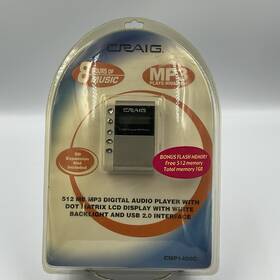 Craig Cmp1400c Vtg Electronics 512mb Digital Audio Mp3 Player With Lcd Display
