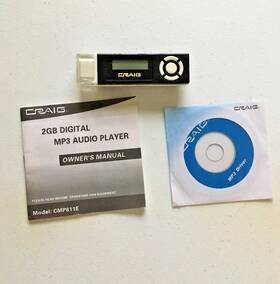 Craig Cmp611e Vintage Mp3 Audio Player 2gb