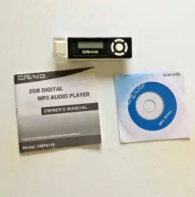 Cmp611e Craig Vintage Mp3 Audio Player 2gb