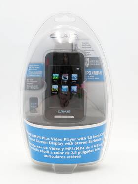Craig Cmp646f 4gb Mp3/mp4 Player