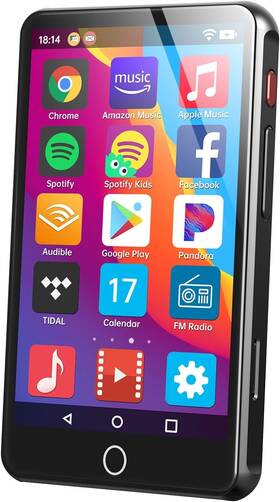 Crazyboy 797999889012 80gb Mp3 Player With Bluetooth And Wifi Mp4 Android 8.1 Installable So