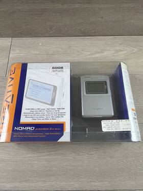 Creative 054651062740 Labs Nomad Jukebox Zen Xtra Silver 3.5 Inch Lcd 60gb Digital Media Player
