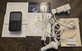 Creative 054651135956 Zen Vision M Black 60 Gb Digital Media Player Used - Needs Battery