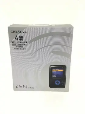 315648 Creative Zen V Plus 4gb Storage Digital Media Mp3 Player Black