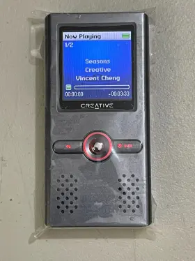 34pf198209994-8 Creative Zen Wav 4gb Fm Radio Mp3 Med Player Voice Recorder Ebook Reader Speaker