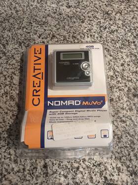 Creative 70pd052300023 Brand New Nomad Muvo2 4gb Mp3 Digital Music Player Sealed Nonrefurbish