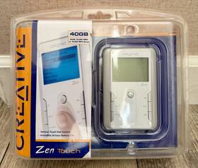 Creative 70pf131000012 Zen Touch 40gb Mp3 Player New Sealed Blister Vintage Nos Rare