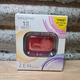 Creative 70pf213000ee7 Zen Stone 1gb Media Mp3 Player Red - Open Box