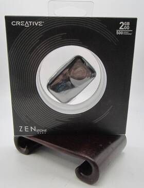 Creative 70pf219100111 Nib Zen Stone Plus Fm Radio Voice Recorder 2 Gb Mp3 Wma Media Player