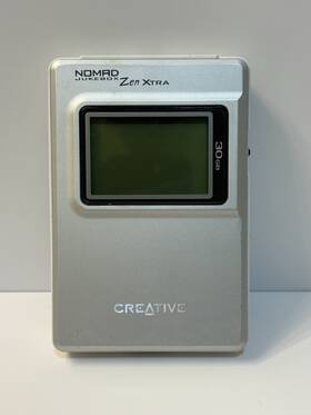 Creative Dap-hdd011 Nomad Jukebox Zen Xtra 30gb Mp3 Media Player Silver Usb 2.0-tested