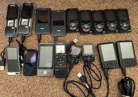 Creative Phillips Sony Agptek Ruizu Coby Sa2ara08k Lot Of 17 Used Mp3 Players Great For Resellers Auction