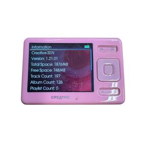Creative Svp-210201 Zen 2gb Pink Mp3 Player Portable Digital Music
