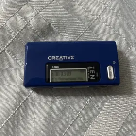 C6pf1633644m14696l Creative Technology Zen Nano Plus 1gb Mp3 Wma Player Fm Radio Blue 2005 Tested