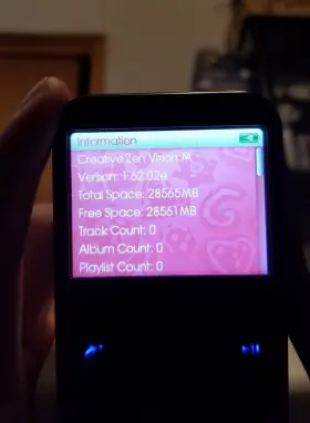 Zvm30engbk Creative Zen Vision M 30 Gb Mp3 And Video Player - Black