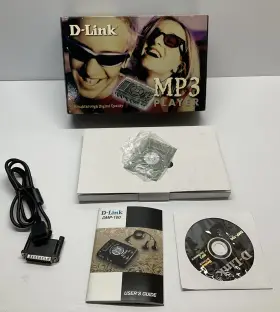 Dmp-100 D-link Dmp100 Vintage Nos Mp3 Player - With 32mb Smartmedia Memory Card