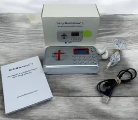 Dm1-amp-nd Daily Meditation 1 Amp Audio Bible Player - Amplified Electronic Tested