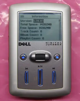 0r2968 Dell Genuine Digital Jukebox 15gb Mp3 Player